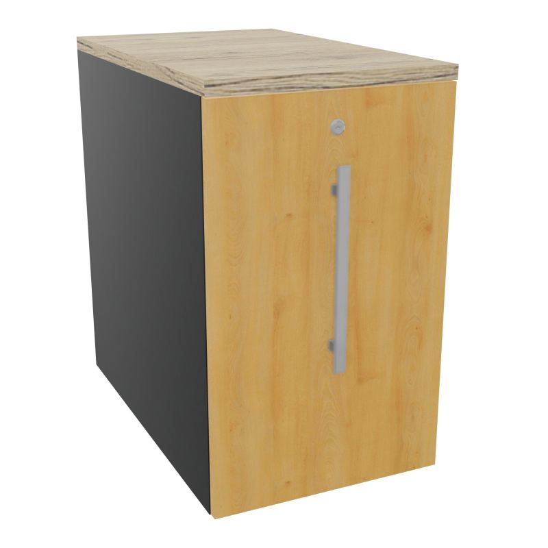 GUSTAVE CAISSON INDIVIDUEL H73,5 L43,2 P70 CM MELAMINE - CORPS  TOP  PORTE  R9 R5 R3