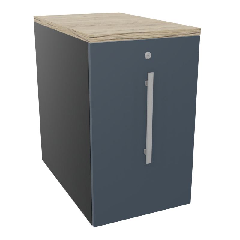 GUSTAVE CAISSON INDIVIDUEL H73,5 L43,2 P70 CM MELAMINE - CORPS  TOP  PORTE  R9 R6 R3