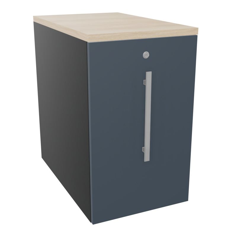 GUSTAVE CAISSON INDIVIDUEL H73,5 L43,2 P70 CM MELAMINE - CORPS  TOP  PORTE  R9 R6 RZ