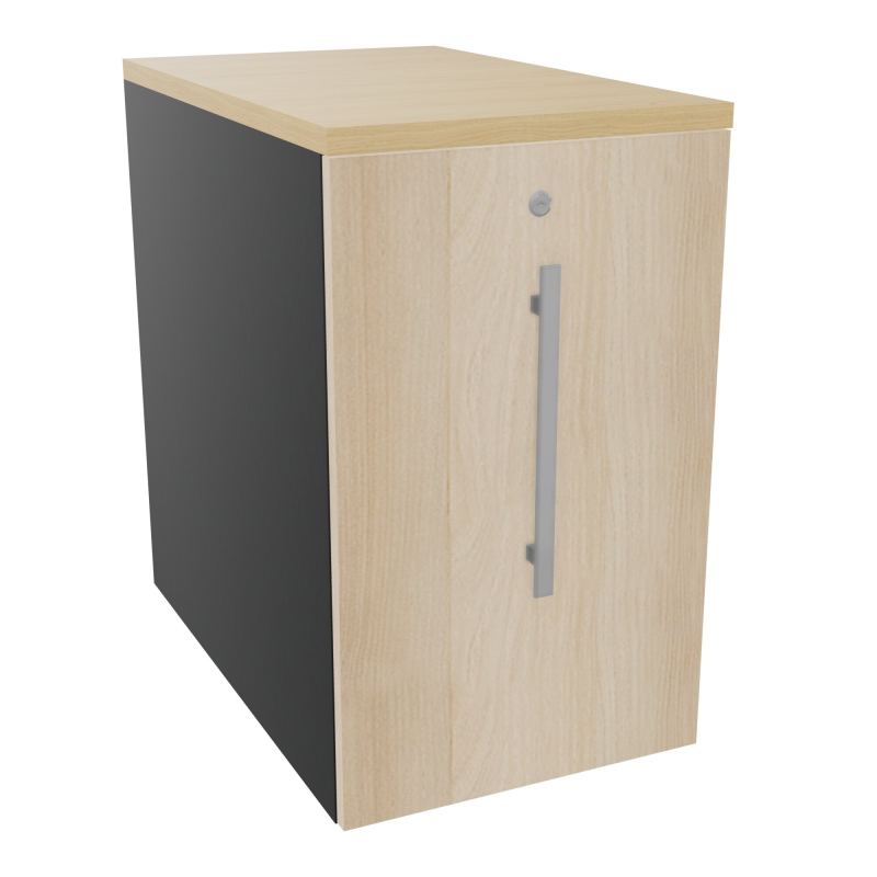 GUSTAVE CAISSON INDIVIDUEL H73,5 L43,2 P70 CM MELAMINE - CORPS  TOP  PORTE  R9 RZ R1