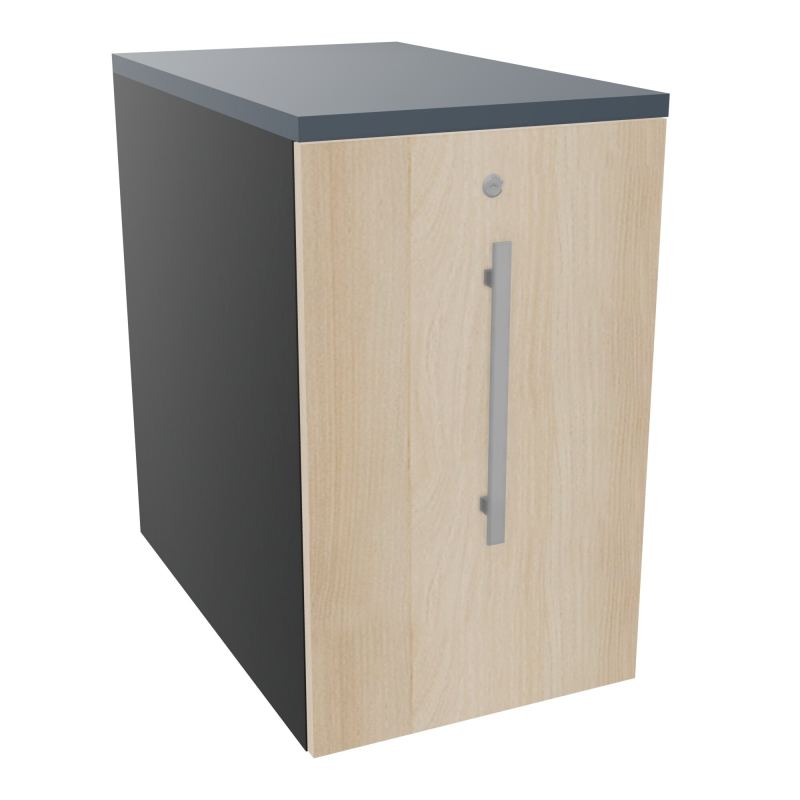 GUSTAVE CAISSON INDIVIDUEL H73,5 L43,2 P70 CM MELAMINE - CORPS  TOP  PORTE  R9 RZ R6