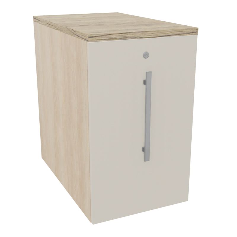 GUSTAVE CAISSON INDIVIDUEL H3,5 L43,2 P70 CM MELAMINE - CORPS  TOP  PORTE RZ N5 R3