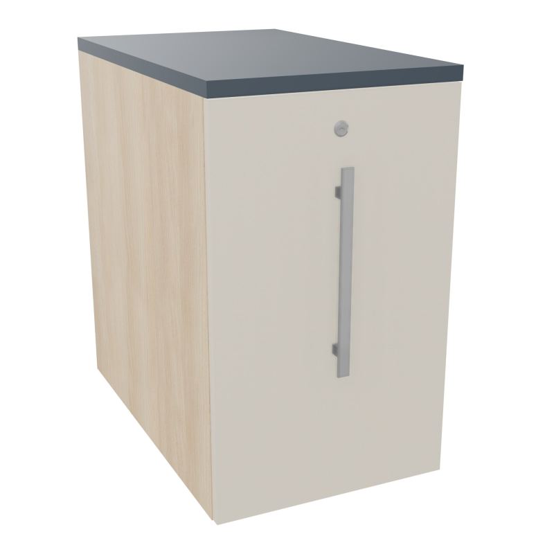 GUSTAVE CAISSON INDIVIDUEL H73,5 L43,2 P70 CM MELAMINE - CORPS  TOP  PORTE  RZ N5 R6