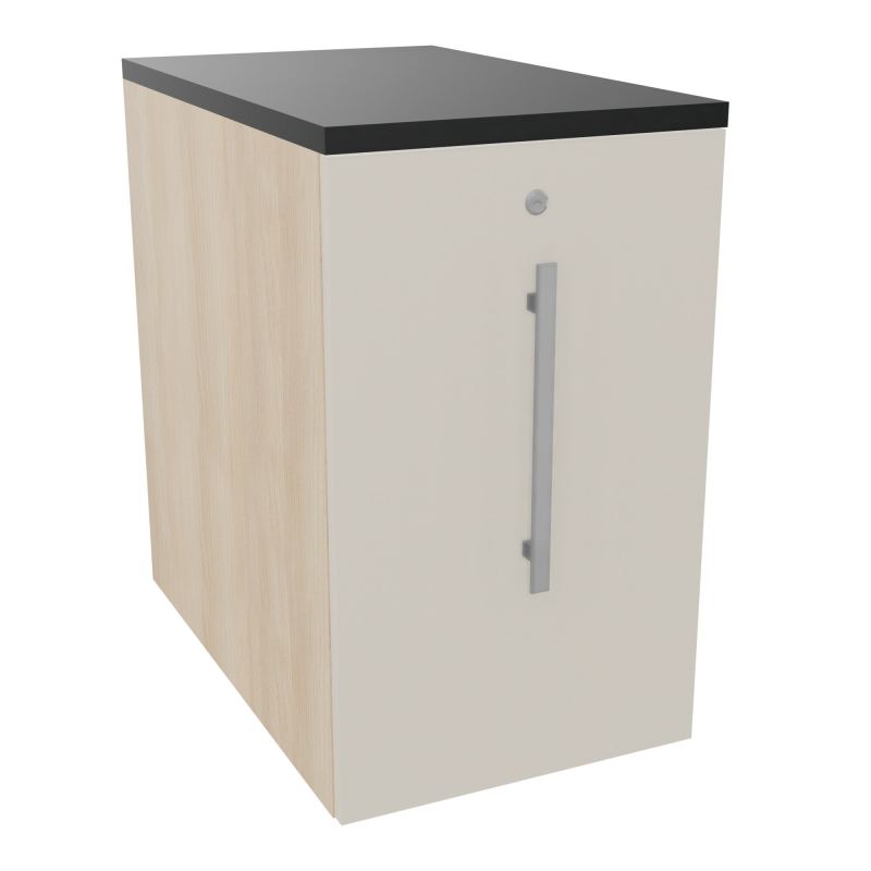 GUSTAVE CAISSON INDIVIDUEL H73,5 L43,2 P70 CM MELAMINE - CORPS  TOP  PORTE  RZ N5 R9