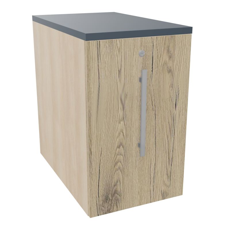 GUSTAVE CAISSON INDIVIDUEL H73,5 L43,2 P70 CM MELAMINE - CORPS  TOP  PORTE  RZ R3 R6