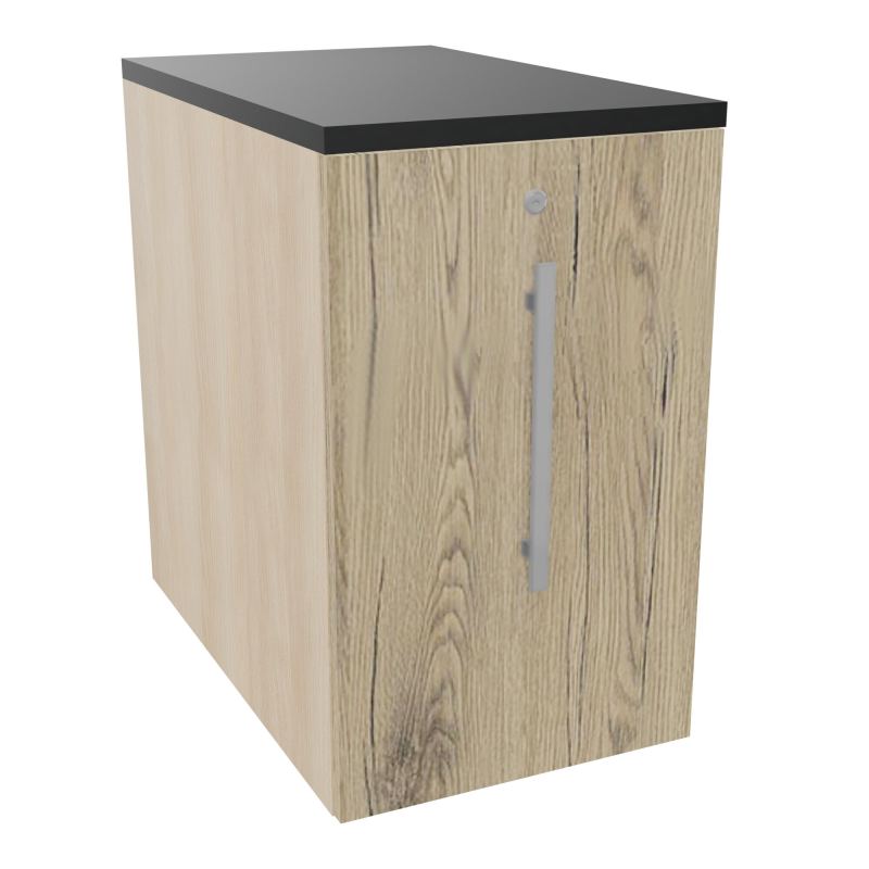 GUSTAVE CAISSON INDIVIDUEL H73,5 L43,2 P70 CM MELAMINE - CORPS  TOP  PORTE  RZ R3 R9