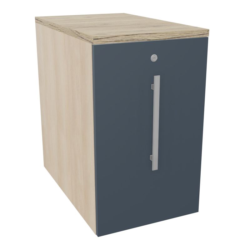 GUSTAVE CAISSON INDIVIDUEL H73,5 L43,2 P70 CM MELAMINE - CORPS  TOP  PORTE  RZ R6 R3