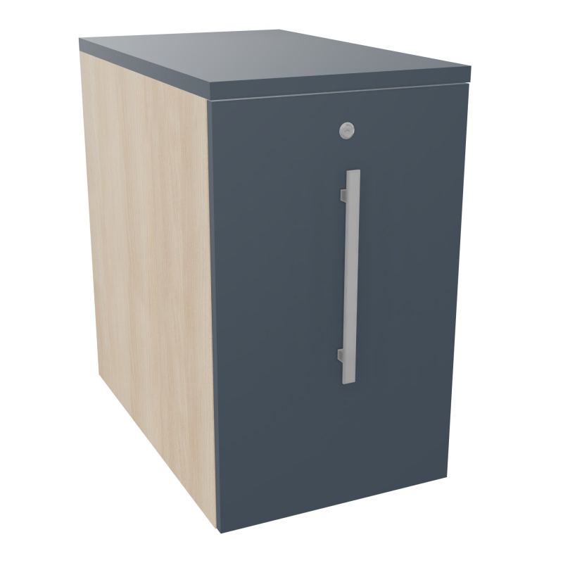 GUSTAVE CAISSON INDIVIDUEL H73,5 L43,2 P70 CM MELAMINE - CORPS  TOP  PORTE  RZ R6 R6