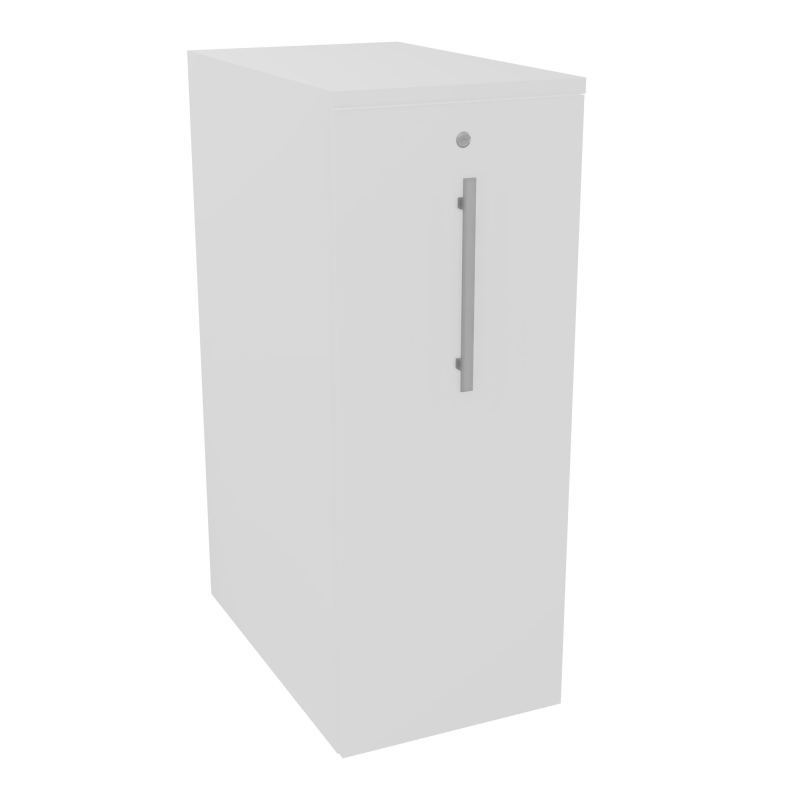 GUSTAVE CAISSON INDIVIDUEL H113,5 L43,2 P70 CM CORPS & TOP MELAMINE MG PORTE MELAMINE MG