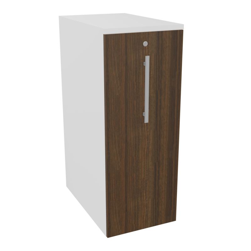 GUSTAVE CAISSON INDIVIDUEL H113,5 L43,2 P70CM CORPS & TOP MELAMINE  -PORTE MG N6