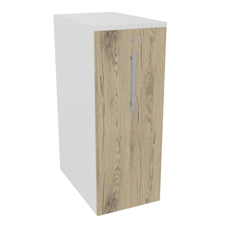 GUSTAVE CAISSON INDIVIDUEL H113,5 L43,2 P70 CM CORPS & TOP MELAMINE MG PORTE MELAMINE R3