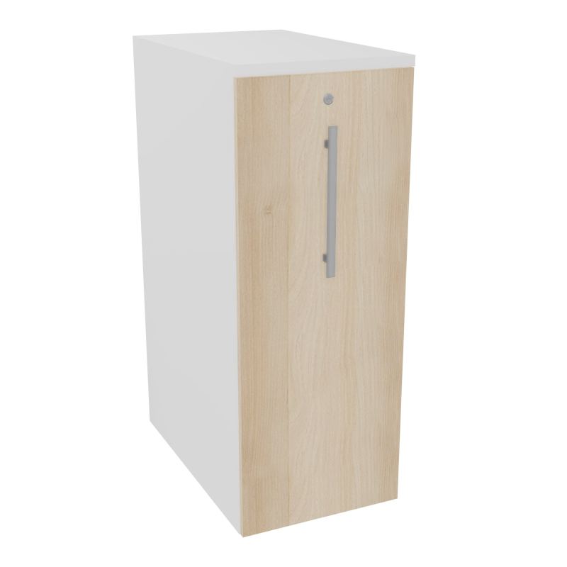 GUSTAVE CAISSON INDIVIDUEL H113,5 L43,2 P70 CM CORPS & TOP MELAMINE MG PORTE MELAMINE RZ