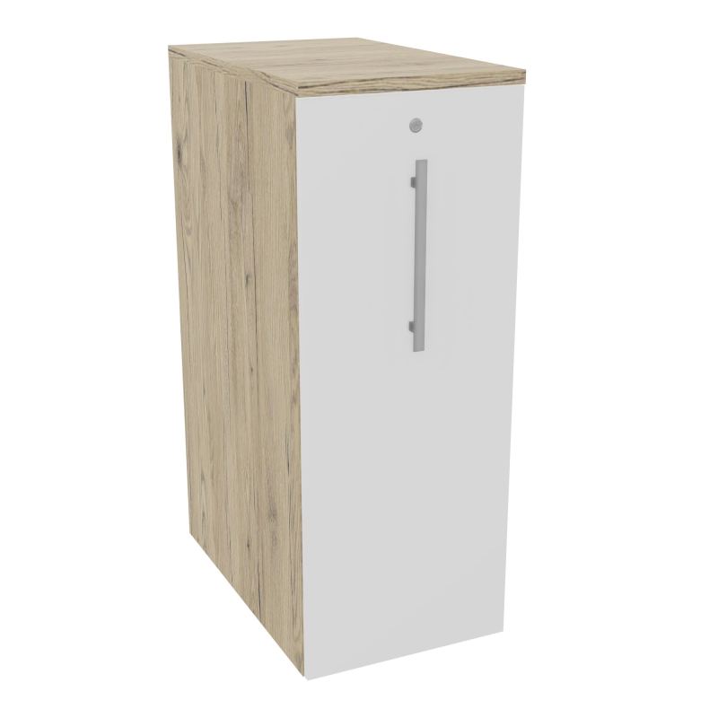 GUSTAVE CAISSON INDIVIDUEL H113,5 L43,2 P70 CM CORPS & TOP MELAMINE R3 PORTE MELAMINE MG