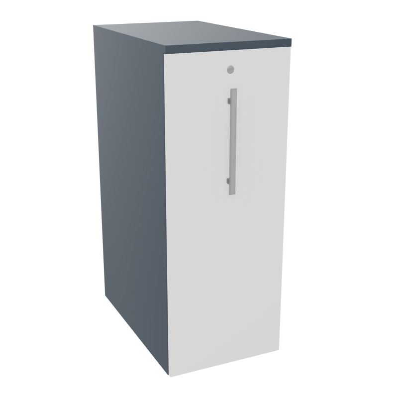 GUSTAVE CAISSON INDIVIDUEL H113,5 L43,2 P70CM CORPS & TOP MELAMINE  -PORTE  R6 MG