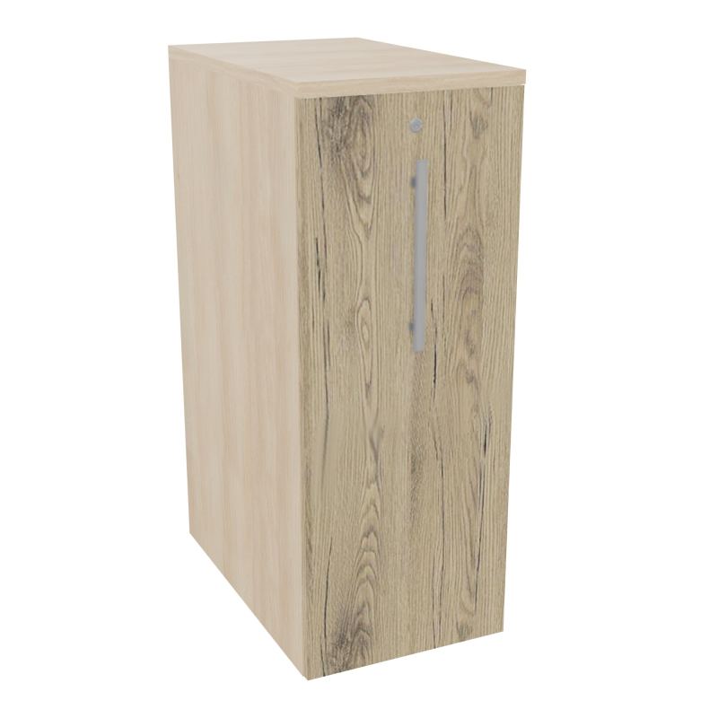 GUSTAVE CAISSON INDIVIDUEL H113,5 L43,2 P70 CM CORPS & TOP MELAMINE RZ PORTE MELAMINE R3
