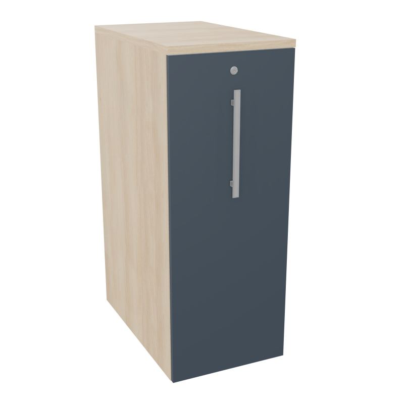 GUSTAVE CAISSON INDIVIDUEL H113,5 L43,2 P70CM CORPS & TOP MELAMINE  -PORTE  RZ R6