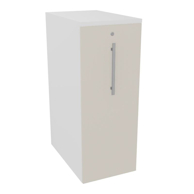 GUSTAVE CAISSON PARTAGE H113,5 L43,2 P70 CM CORPS & TOP PORTE MELAMINE