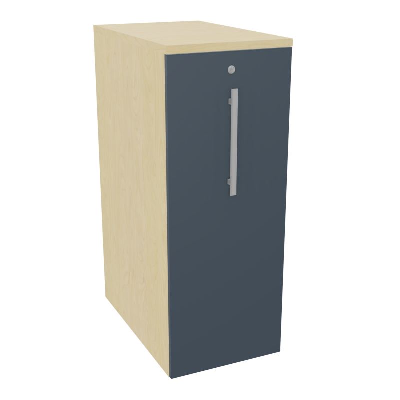 GUSTAVE CAISSON PARTAGE H113,5 L43,2 P70 CM CORPS & TOP PORTE MELAMINE N8 R6