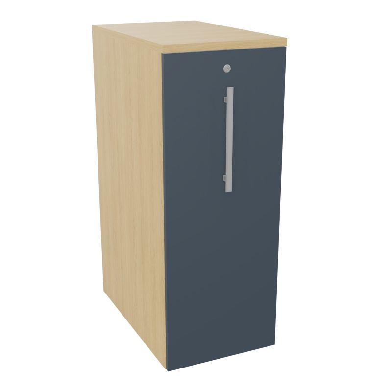 GUSTAVE CAISSON PARTAGE H113,5 L43,2 P70 CM CORPS & TOP PORTE MELAMINE R1 R6