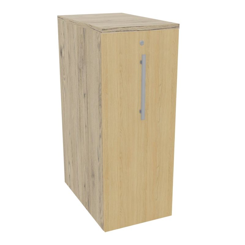 GUSTAVE CAISSON PARTAGE H113,5 L43,2 P70 CM CORPS & TOP PORTE MELAMINE R3 R1