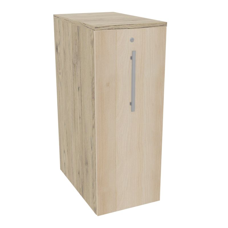 GUSTAVE CAISSON PARTAGE H113,5 L43,2 P70 CM CORPS & TOP MELAMINE R3 PORTE MELAMINE RZ