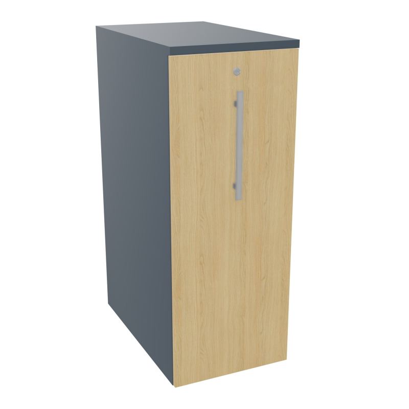 GUSTAVE CAISSON PARTAGE H113,5 L43,2 P70 CM CORPS & TOP PORTE MELAMINE R6 R1