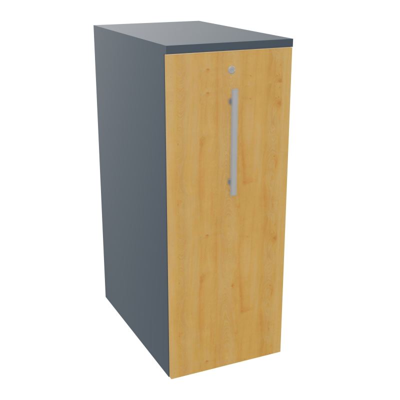 GUSTAVE CAISSON PARTAGE H113,5 L43,2 P70 CM CORPS & TOP PORTE MELAMINE R6 R5