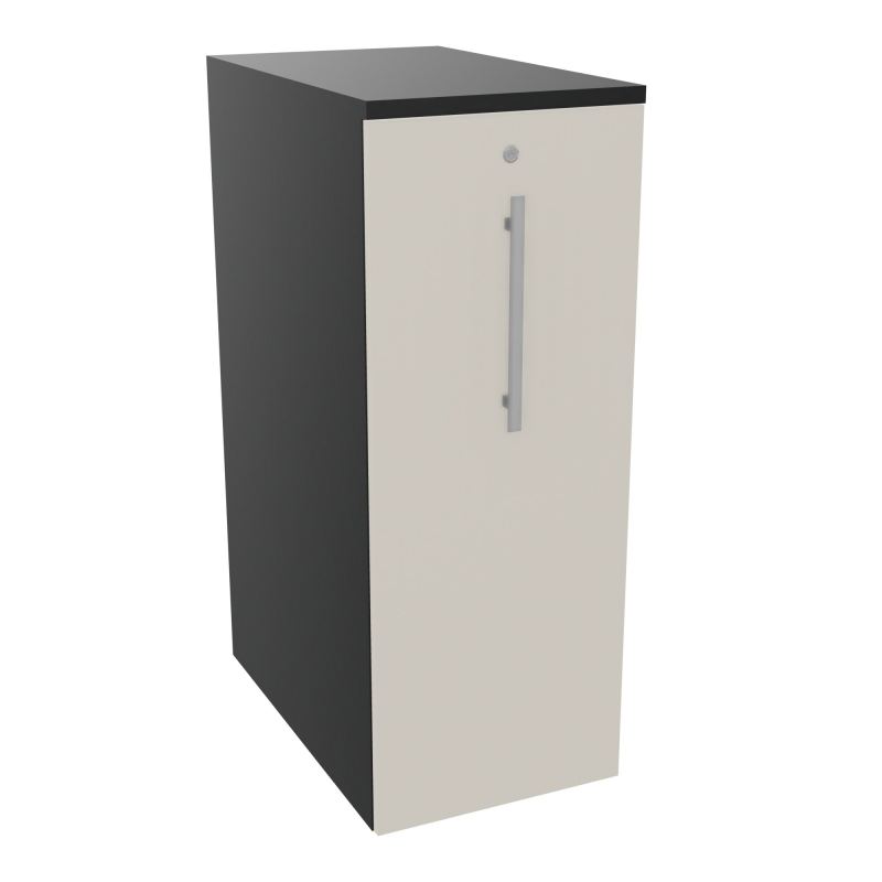 GUSTAVE CAISSON PARTAGE H113,5 L43,2 P70 CM CORPS & TOP PORTE MELAMINE R9 N5