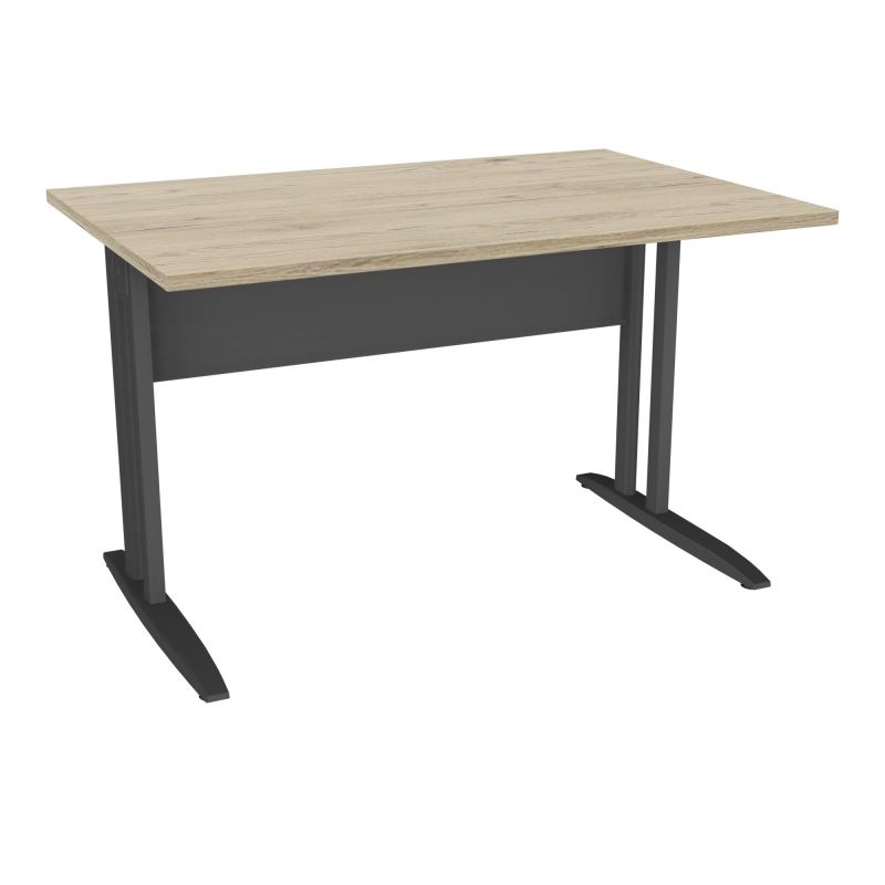 BUR RECT IDOL L120XP80CM DECOR R3 PIEDS L FX ET VDF METAL FIN SC SANS CARTER