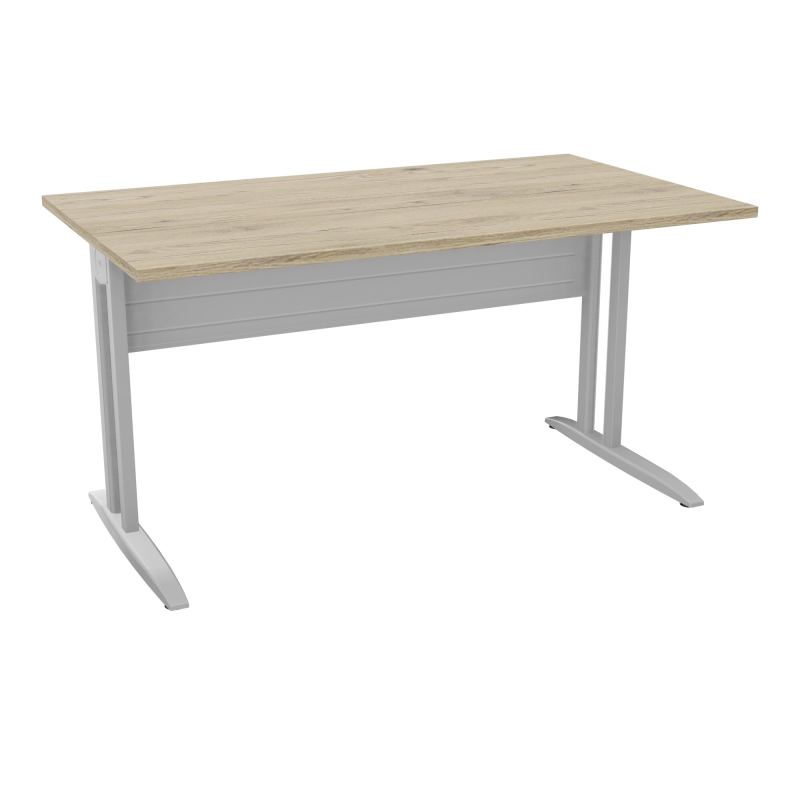 BUR RECT IDOL L140XP80CM DECOR R3 PIEDS L FX ET VDF METAL FIN SA SANS CARTER