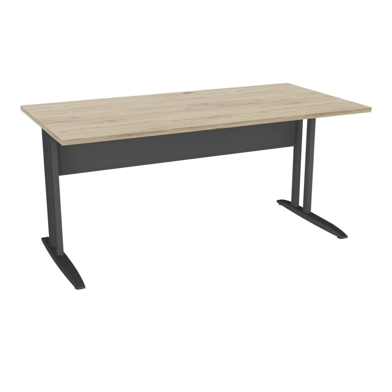 BUR RECT IDOL L160XP80CM DECOR R3 PIEDS L FX ET VDF METAL FIN SC SANS CARTER