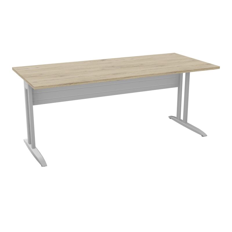 BUR RECT IDOL L180XP80CM DECOR R3 PIEDS L FX ET VDF METAL FIN SA SANS CARTER