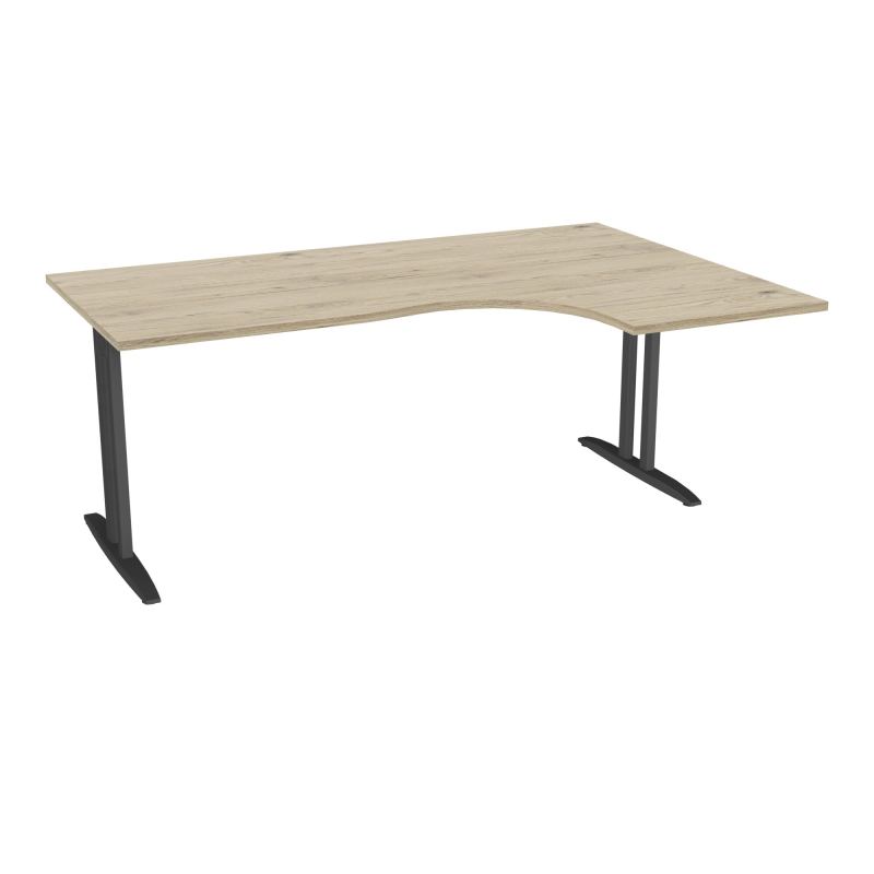 BUR CPT ASYM 90° IDOL L180 XRT. 60CM - A DRT DECOR R3 PIEDS I FX FIN SC - SANS CARTER