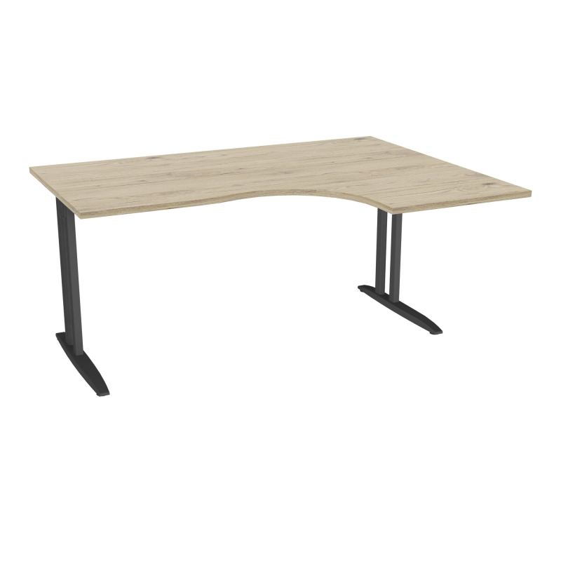 BUR CPT ASYM 90° IDOL L160 XRT. 60CM - A DRT DECOR R3 PIEDS FX L FIN SC - SANS CARTER