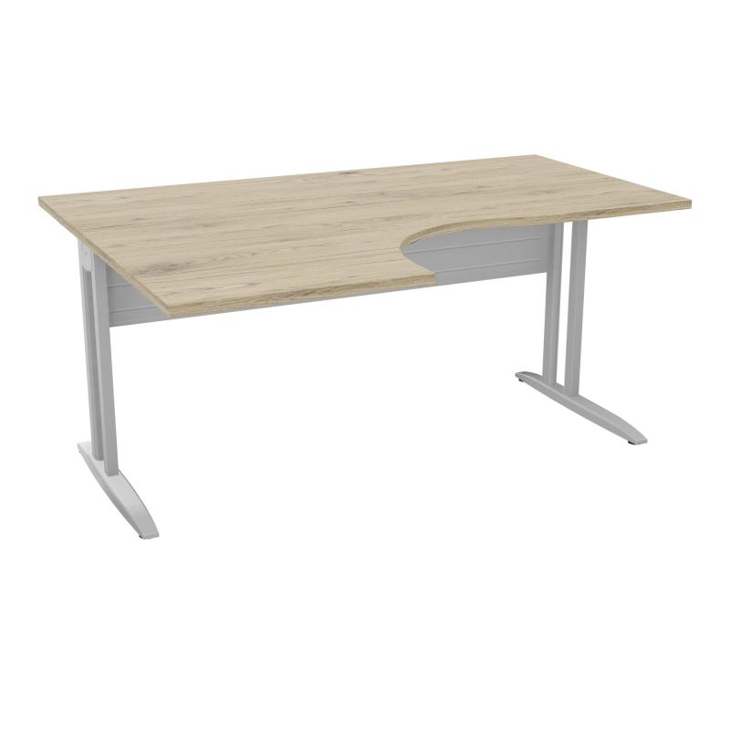 BUR CPT ASYM 90° IDOL L160 XRT. 60CM - A GCH DECOR R3 PIEDS FX L ET VDF METAL FIN SA SANS