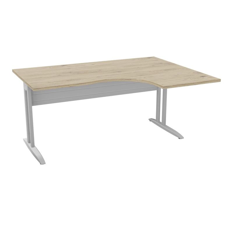 BUR CPT ASYM 90° IDOL L160 XRT. 60CM - A DRT DECOR R3 PIEDS FX L ET VDF METAL FIN SA SANS