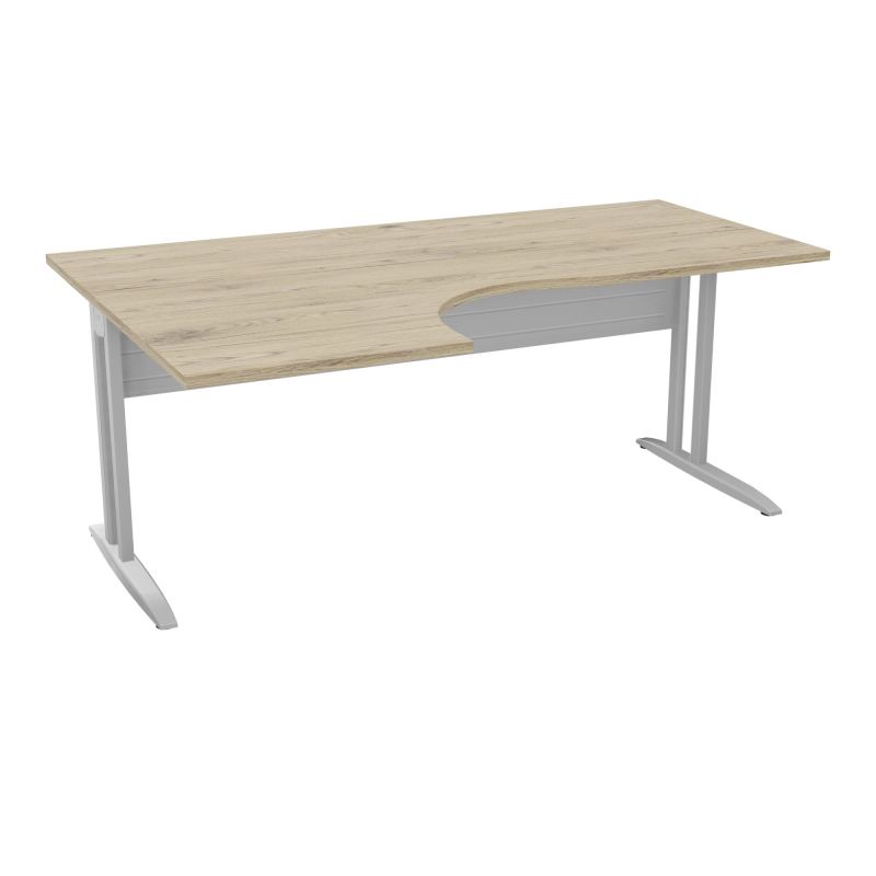 BUR CPT ASYM 90° IDOL L180 XRT. 60CM - A GCH DECOR R3 PIEDS FX L ET VDF METAL FIN SA SANS