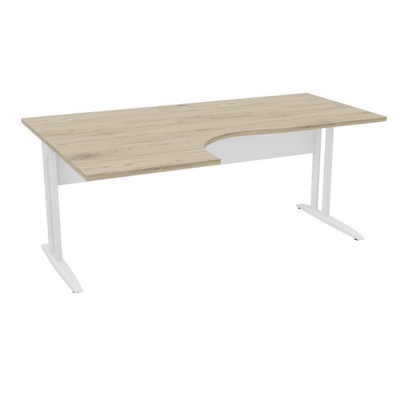 BUR CPT ASYM 90° IDOL L180 XRT. 60CM - A GCH DECOR R3 PIEDS FX L ET VDF METAL FIN SO SANS