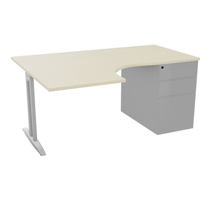 BUR CPT ASYM 90° IDOL L160 XRT. 60CM - A GCH DECOR R3 PIED FX I FIN SC - CAISS PORT SANS C