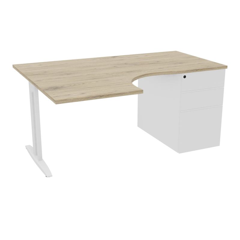 BUR CPT ASYM 90° IDOL L160 XRT. 60CM - A GCH DECOR R3 PIED FX I FIN SO - CAISS PORT SANS C