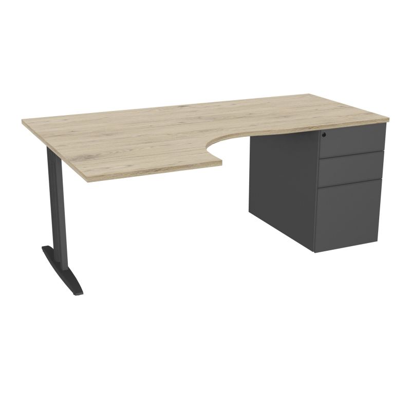 BUR CPT ASYM 90° IDOL L180 XRT. 60CM - A GCH DECOR R3 PIED FX I FIN SC - CAISS PORT SANS C