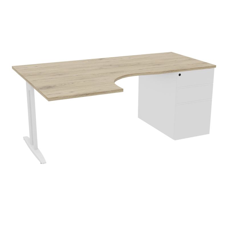 BUR CPT ASYM 90° IDOL L180 XRT. 60CM - A GCH DECOR R3 PIED FX I FIN SO - CAISS PORT SANS C