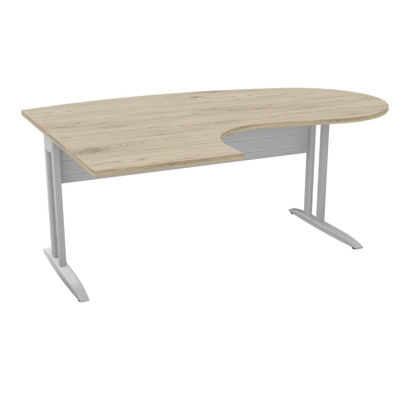 BUR CPT CONVI 90° IDOL L180 XRT. 60CM - A GCH DECOR R3 PIEDS FX L ET VDF METAL FIN SA SAN
