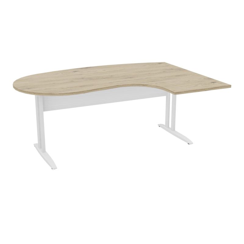 BUR CPT CONVI 90° IDOL L180 XRT. 60CM - A DRT DECOR R3 PIEDS FX L ET VDF METAL FIN SO SAN