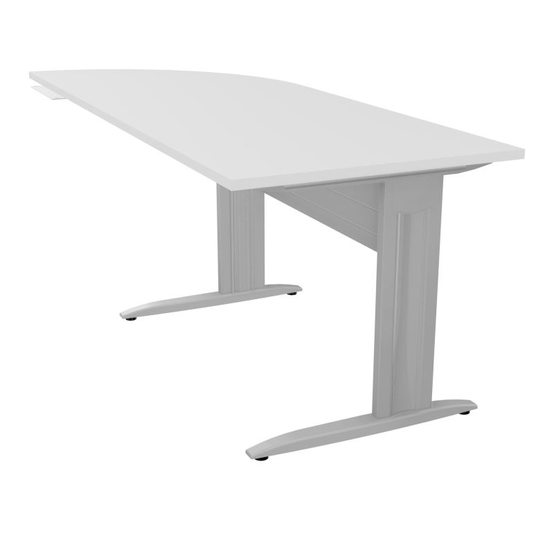 IDOL BUREAU AVEC ANGLE 90° INTEGRE P80XL205CM-ANGLE A GCHE-PI FX DECENTRE VDF+CARTER