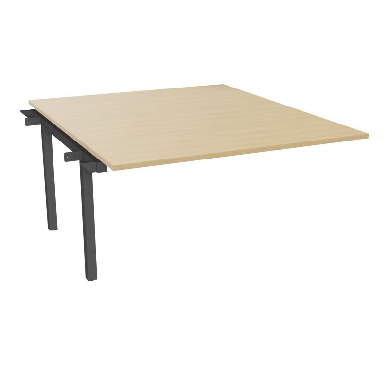 BUREAU ARIAL T SUI RECT L140XP165 EP25 PIED INTERMED.CARRE 165 FX  R1 SC
