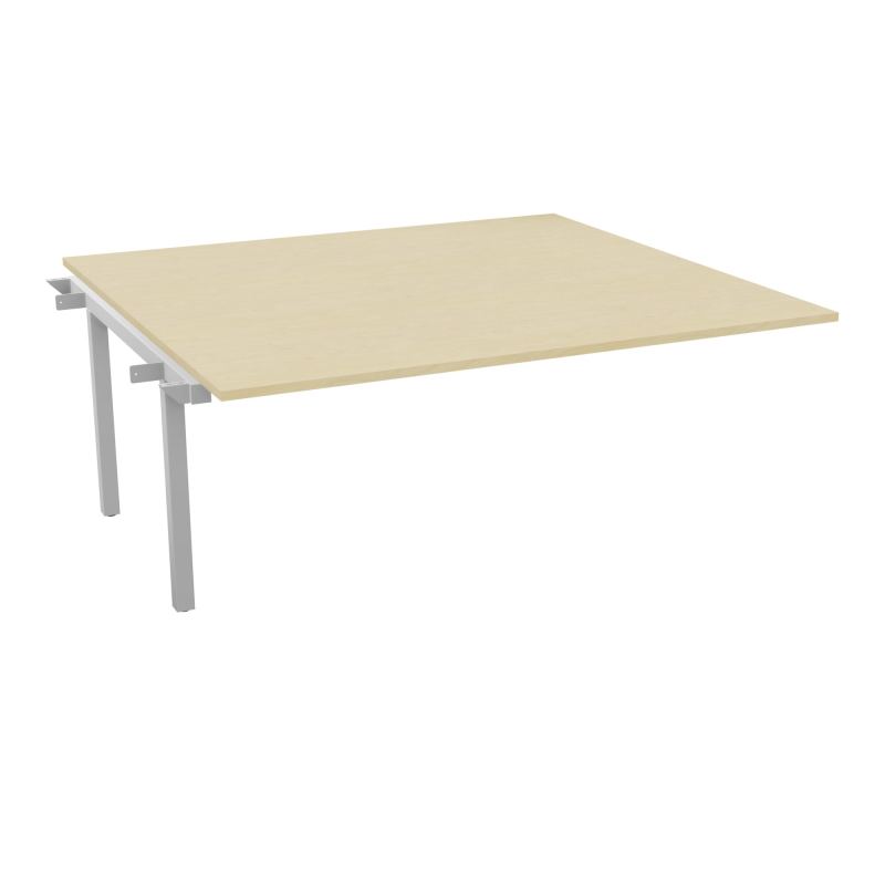 BUREAU ARIAL T SUI RECT L180XP165 EP25 PIED INTERMED.CARRE 165 FX N8 SA