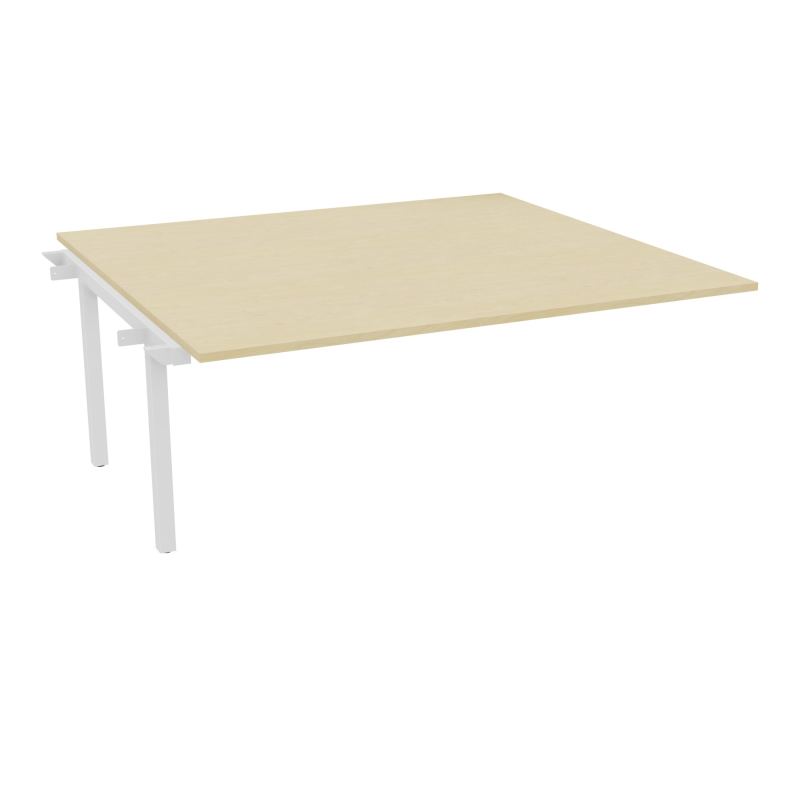 BUREAU ARIAL T SUI RECT L180XP165 EP25 PIED INTERMED.CARRE 165 FX N8 SO