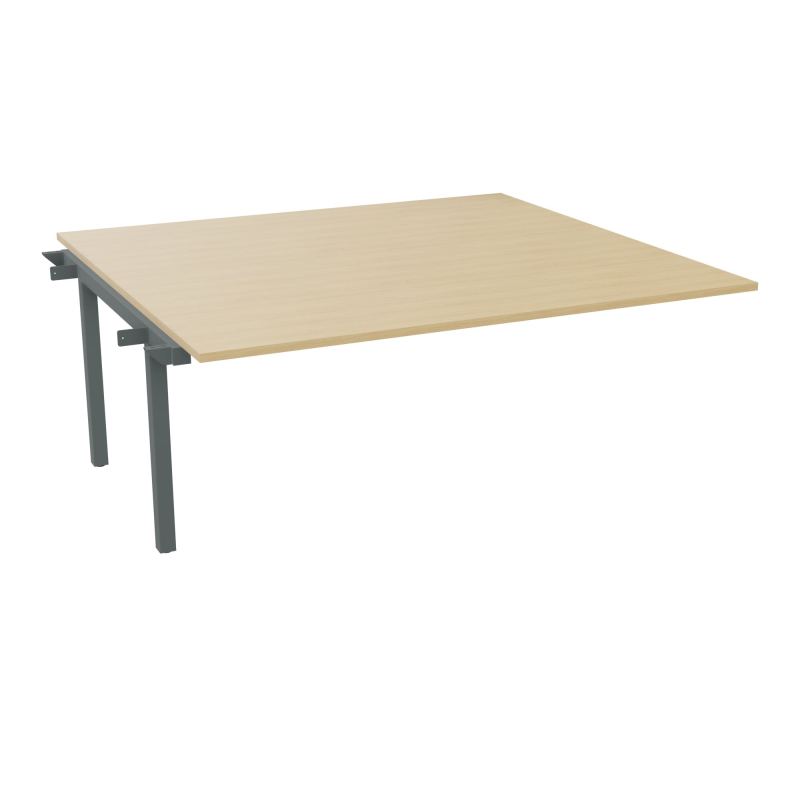BUREAU ARIAL T SUI RECT L180XP165 EP25 PIED INTERMED.CARRE 165 FX  R1 SU