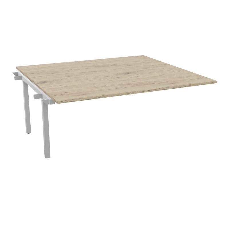 BUREAU ARIAL T SUI RECT L180XP165 EP25 PIED INTERMED.CARRE 165 FX  R3 SA